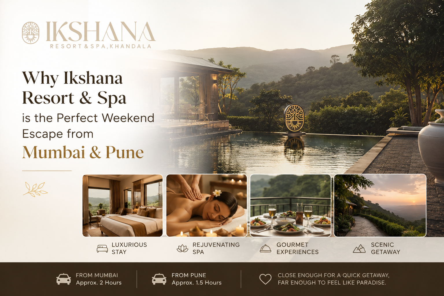 Why Ikshana Resort & Spa is the Perfect Weekend Escape from Mumbai & Pune