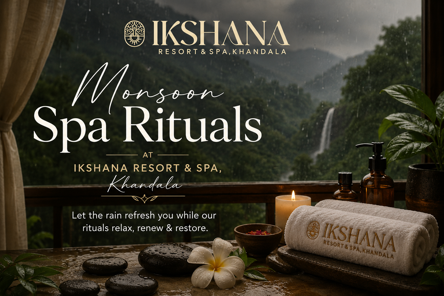 Monsoon Spa Rituals at Ikshana Resort & Spa, Khandala